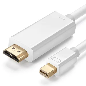 พอร์ตการแสดงผลจากคอมพิวเตอร์1m 1.8m 3M 8K 4K 60 MINI DP DisplayPort TO HDMI สายอะแดปเตอร์