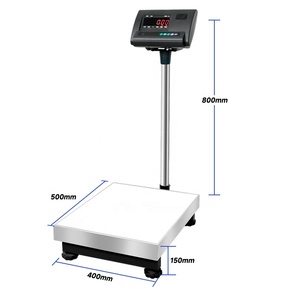 Industrielle Digitale Plattformwaage 40*50cm <span class=keywords><strong>100kg</strong></span> Kapazität 10g Genauigkeit LCD/LED/Touchscreen TCS OEM/ODM - Product Image 3