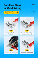 Connecteurs Rapides 2.8/4.8/6.3mm 110/187/250 Mâle-Femelle Isolés pour Faisceaux de Câblage – Fabricants