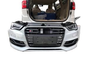 Haute qualité pour <span class=keywords><strong>Audi</strong></span> <span class=keywords><strong>A3</strong></span> berline 4 portes 16-18 fibre de carbone lèvre avant becquet pare-chocs mise à niveau nouvelle condition Protection <span class=keywords><strong>SLINE</strong></span> Style - Product Image 6