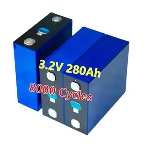 Xiho 8000 Cycle Lifepo4 Ev Elf280K Prismatic Solar Lithium Ion Batteries Cell 3.2V 280Ah Lifepo4 Battery Energy Storage Battery