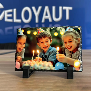 ภาพหินชนวนแบบระเหิดพื้นผิว<span class=keywords><strong>มัน</strong></span>วาวงานฝีมือหินรูปร่างต่างๆภาพหินชนวนสำหรับตกแต่งบ้าน - Product Image 3