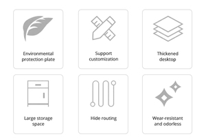 Bàn làm việc giám đốc cao cấp sang trọng, bàn làm việc văn phòng kết hợp, nội thất bàn làm việc giám đốc cao cấp bằng gỗ, nội thất văn phòng giám đốc cao cấp - Product Image 6