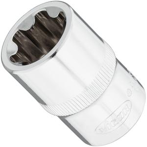 VIGOR Douille en T + ∙ V7920-EP22 ∙ 1/2 pouce (12.5mm) carré, creux ∙ Extérieur TORX®Plus profil ∙ Taille E22 + - Product Image 1