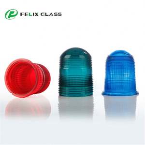 Cubiertas Modernas de Diseño Industrial a Prueba de Explosiones, Ecológicas, de Vidrio Rojo, Azul y Verde, Moldeadas a Presión, para Uso en Puertos Aéreos y Exteriores - Product Image 2