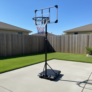 Canasta de Baloncesto Portátil, Altura Ajustable de 5.6 a 7 pies, Tablero de 28 Pulgadas, Base Estable con Ruedas, Equipo de Entrenamiento para Interiores y Exteriores - Product Image 2