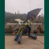 Modèle robotique de petit dragon d'extérieur personnalisé à vendre ou équipement d'animatronique pour parc à thème à vendre