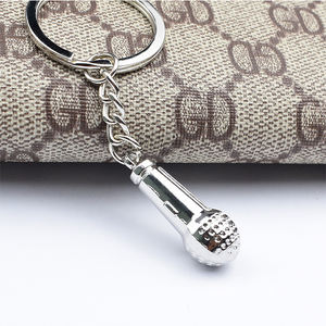 出售热麦克风金属钥匙扣促销礼品钥匙扣定制标志 - Product Image 5