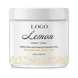Creme Facial Hidratante e Clareador OEM com Óleo Essencial de Limão, Glicerina, Chá Verde e Aloe Vera - Product Image 1