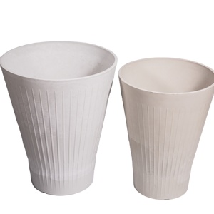 Manufacture Cheap Garden Floor Tall Outdoor Indoor Green Planting Recycled Plastic flower pot