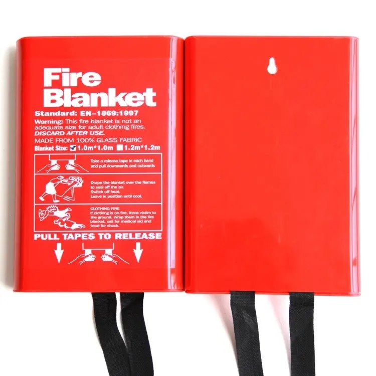 Fire and rescue fireproof 100% fiberglass types of fire blanket