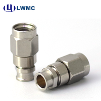 Adaptador Coaxial RF de Alta Precisión SMA Macho para Soldar, de Fácil Desmontaje, para Comunicación Marina y Transporte Ferroviario, para Cable JA360 / 3507