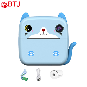 A21デジタルミニサーマルプリンター子供用ビデオカメラ2.4インチIPS猫インスタントプリント写真おもちゃ - Product Image 2