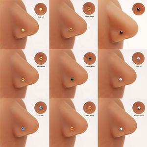 Getta Unisex 12 uds/Tarjeta 3mm imán magnético nariz <span class=keywords><strong>labio</strong></span> Stud Sexy <span class=keywords><strong>falso</strong></span> pendiente nariz anillo no <span class=keywords><strong>Piercing</strong></span> desgaste joyería mujeres hombres - Product Image 4