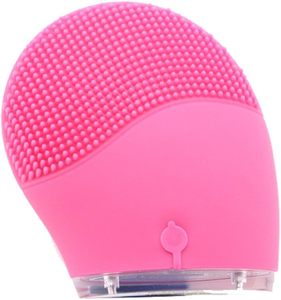 Silicone <b>Washing</b> <b>Brush</b> With Curved Handle ,Gentle Facial Cleansing Tool for Deep Pore Cleaning Bath - Product Image 5