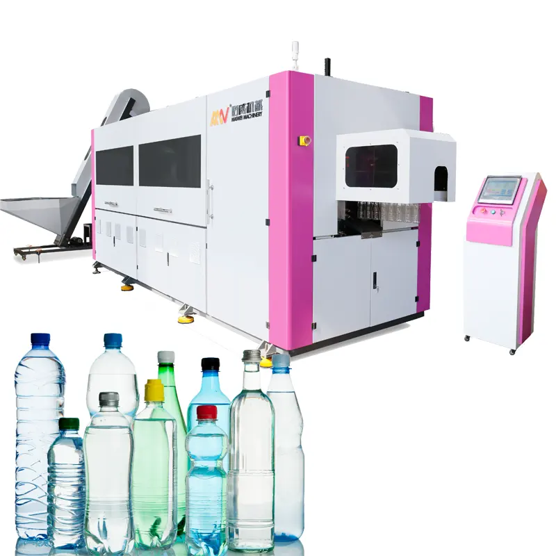 Taizhou Fabrikant 6 Holtes 7200bph Volautomatische Pet Fles Blazen Machine Waterfles Maken Machine