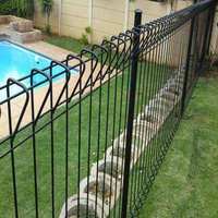 Paneles de Malla de Alambre Soldada BRC con Curvado Triangular y Parte Superior Enrollable, Galvanizados, para Jardín, Personalizados por FANGXIN