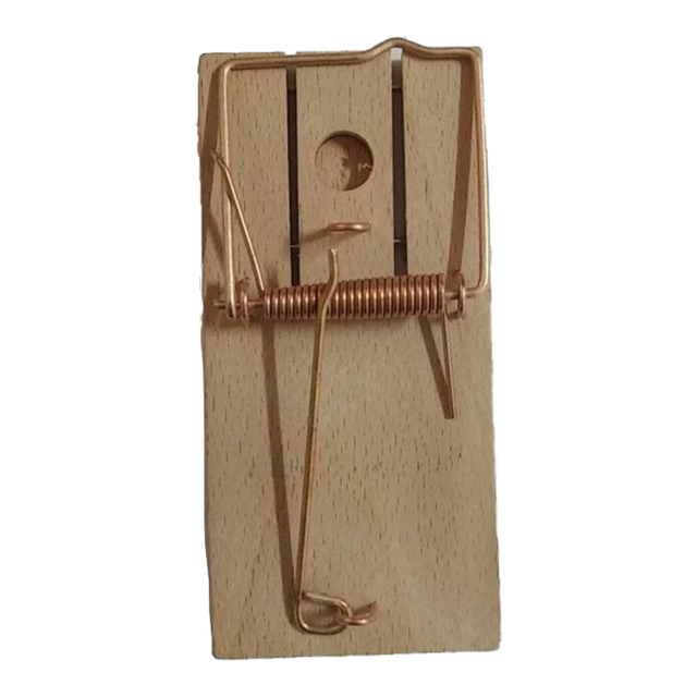 VERTAK Pest Control Automatic Indoor Wood Mouse Trap Rat Catching Removable Humane  Mousetrap