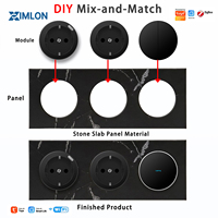 Interruptor de Pared Estándar Europeo Moderno, Zigbee Tuya, Interruptores Inteligentes, Enchufes de 16A, Panel de Control Inteligente para el Hogar, Módulo de Interruptor, Proveedor