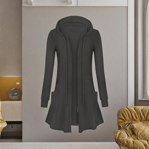 Ensemble décontracté été 2026 : Veste et pantalon-jupe 2-en-1 à manches courtes en dentelle unie - Product Image 3