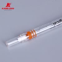 Pipette sérologique stérile non pyrogène GPPS 1 ml, 2 ml, 5 ml, 10 ml