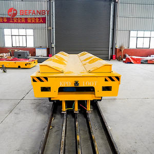 Chariot de transfert électrique sur rail pour atelier, robuste, 20T, personnalisé - Product Image 1