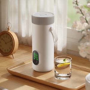 Bouilloire Électrique Portable Sans Fil à Ébullition Rapide, Batterie Intégrée 27000 mAh, Isolée, Idéale pour les Voyages - Vente Directe Usine - Product Image 1