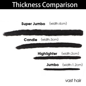 Extensions de cheveux humains Remy indiens en gros, <span class=keywords><strong>dreadlocks</strong></span>, mèches jumbo pour hommes - Product Image 6