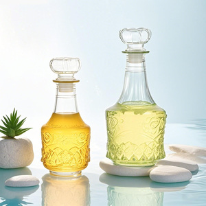 Bouteille de whisky en verre de luxe Ru Star 500 ml 1000 ml avec bouchon, <span class=keywords><strong>carafe</strong></span> à vin hermétique pour bar à domicile, stockage d'huile - Product Image 2