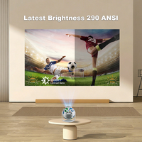 Projecteur intelligent portable Topleo Allwinner H726 avec décodage vidéo 8K, Android 14, cinéma à domicile, WiFi, AirPlay