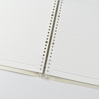 Carnet à spirales professionnel en PP de qualité supérieure, format A5, avec papier ligné bleu et blanc et couverture imperméable, idéal pour un cadeau