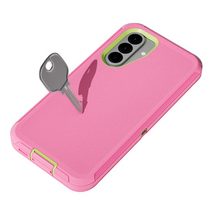 Estuche defensor <span class=keywords><strong>de</strong></span> protección resistente <span class=keywords><strong>de</strong></span> tres capas para Samsung <span class=keywords><strong>Galaxy</strong></span> A36 Estuche rígido para teléfono celular con clip - Product Image 5