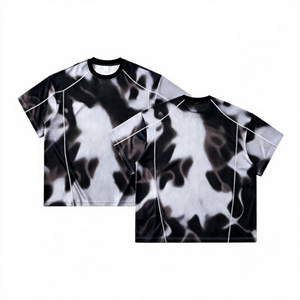 Men's Plus Size Short Sleeve O-Neck <b>T</b>-<b>Shirt</b> Knitted Tie Dye <b>Camouflage</b> Pattern Quick Dry Casual Wear - Product Image 1
