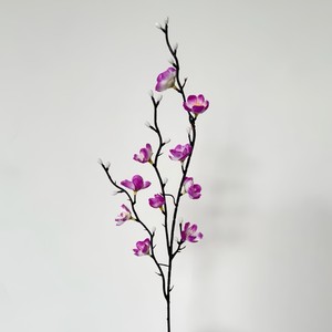 Vente chaude transfrontalière : Fleur artificielle en plastique moulé par injection, style chinois, branche unique de 55 cm, prune blanche, mini <span class=keywords><strong>jasmin</strong></span> d'hiver - Product Image 6