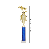 Logo personnalisé Trophée équestre le plus vendu Récompenses pour l'équitation Compétition sportive d'équitation