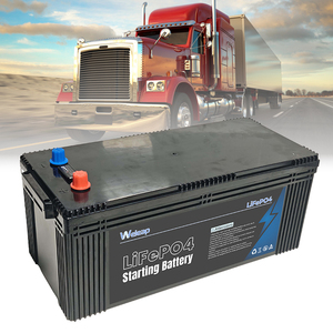 12V 1300CCA 110Ah-150Ah 冷起動アンペアバッテリー（冬用）、内蔵BMS、セミトラック用スターターバッテリー - Product Image 1