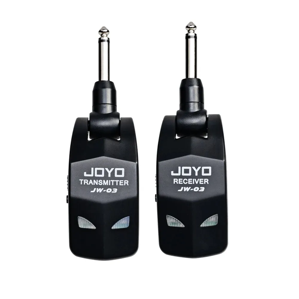 JOYO JW-03 drahtloses Gitarrensystem 2,4 GHz 4 Kanäle drahtloser Gitarren-Sender und Empfänger für E-Gitarren-Bassverstärker