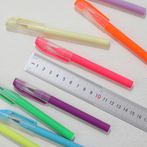Nhà Máy Văn Phòng Chất Lượng Cao Tô Màu Thiết Kế Mới Đầy Màu Sắc Tốt Tip Huỳnh Quang <span class=keywords><strong>Highlighter</strong></span> Bút Đánh Dấu Bộ - Product Image 5