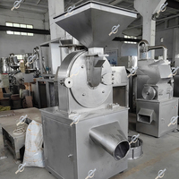 Moulin Broyeur Commercial pour la Fabrication de Poudre d'Herbes, Fleurs Sèches, Feuilles de Matcha, Manioc, Moringa et Feuilles de Thé