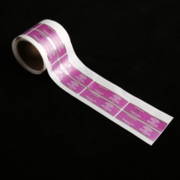 Étiquettes adhésives en vinyle PVC de luxe avec logo holographique imprimé sur mesure, imperméables, pour l'emballage des flacons de dentifrice, Spot UV