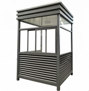 Box di Guardia Mobile in Acciaio Inossidabile su Misura, Cabina per Controllo Pedaggi, Facile da Montare, Box di Sicurezza Commerciale - Product Image 2