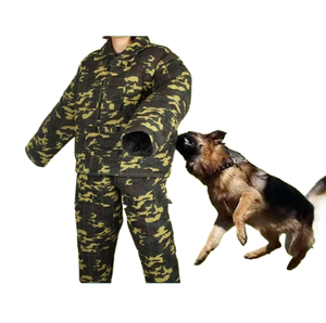 Kit Completo Professionale Eco-Friendly Mimetico per Addestramento Agility Cani, Antistrappo, Resistente ai Morsi, Giacca a Vento Lunga Antifatica - Product Image 1