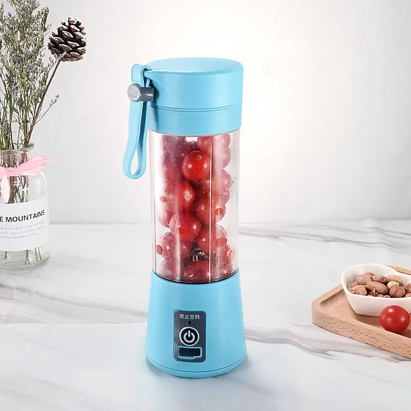 Vendita calda portatile USB elettrico frullato di frutta frullatore miscelatore robot da cucina personale estrattore di succo Mini spremiagrumi portatile arancione