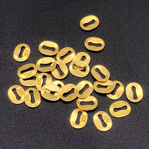 Conectores de cobre para collares de joyería, 12x4mm, accesorios para colgantes y eslabones de cadena - Product Image 4