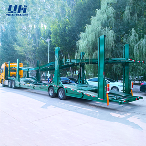 Acero 2 Axle Ouoble Cuello EMI Railer Para Ars Ruruck Arriarrier 6-8 Eats Latlatbed Uto <span class=keywords><strong>Auler</strong></span> Nclosed Ar Railer - Product Image 5