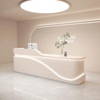 Mostrador de Recepción LED Diding DD26-239 para Salón de Belleza, Tienda de Ropa, Consultorio Dental, Clase de Danza, Empresa