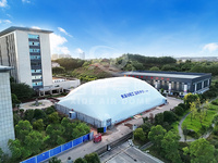 Vente chaude Usine Ventes Directes Sports Air Dômes Personnalisé Grand Gonflable pour Court De Tennis, Couverture De Terrain De Football CN;SHN