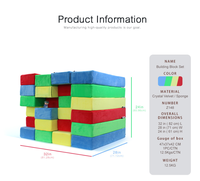 Juego de Sofás Modulares de 24 Piezas para Niños, Espuma de Alta Densidad, Sofá de Juego para el Aprendizaje Creativo