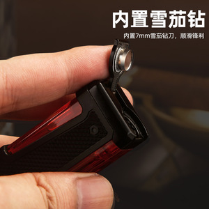 Briquet à cigares Honest au butane, coupe-vent, flamme puissante, pour accessoires de fumeur, cadeau - Product Image 3