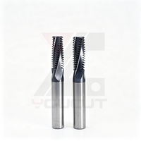 Fraise à fileter métrique 1,75 mm ISO en carbure monobloc pour acier, outil de filetage CNC haute efficacité